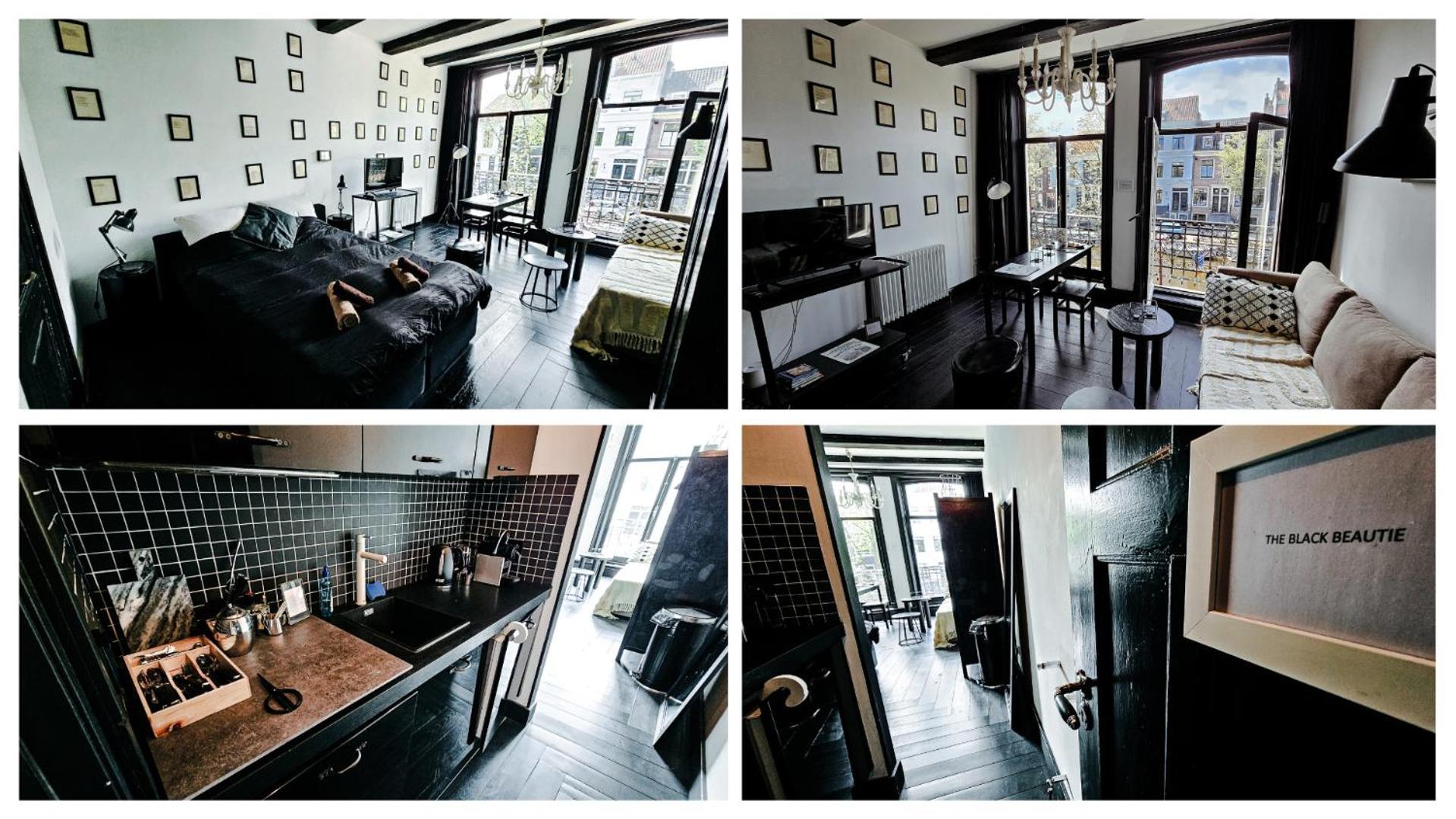 The Black Beauty Private Studio With Canal View From 1799 암스테르담 외부 사진